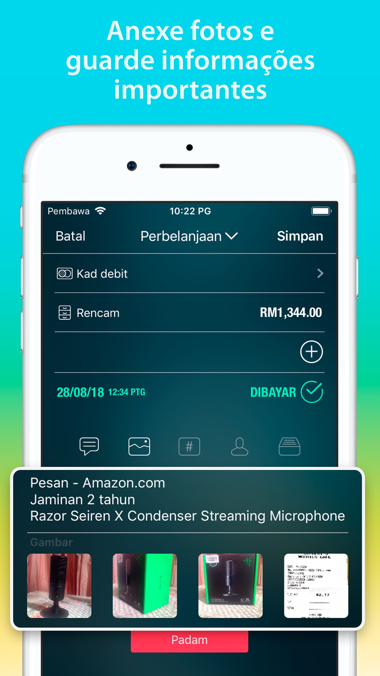 Screenshot do app Money Pro: Finanças Pessoais