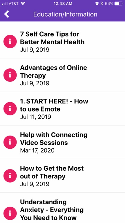 Emote Online Therapy screenshot-5