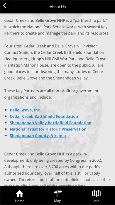 Cedar Creek & Belle Grove NPS screenshot 3