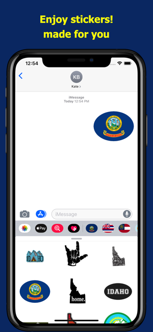 Idaho emojis - USA stickers(圖5)-速報App