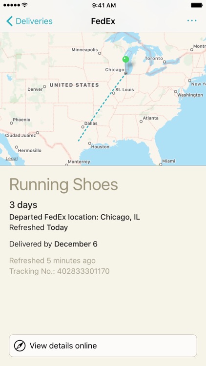 Deliveries: a package tracker screenshot-0