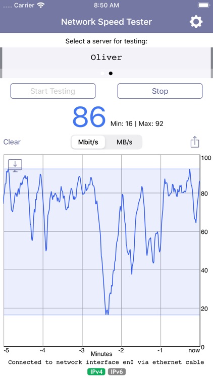 Network Speed Tester Client