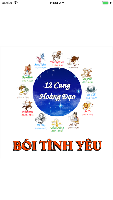 How to cancel & delete Bói Tình Yêu Cung hoàng đạo from iphone & ipad 1