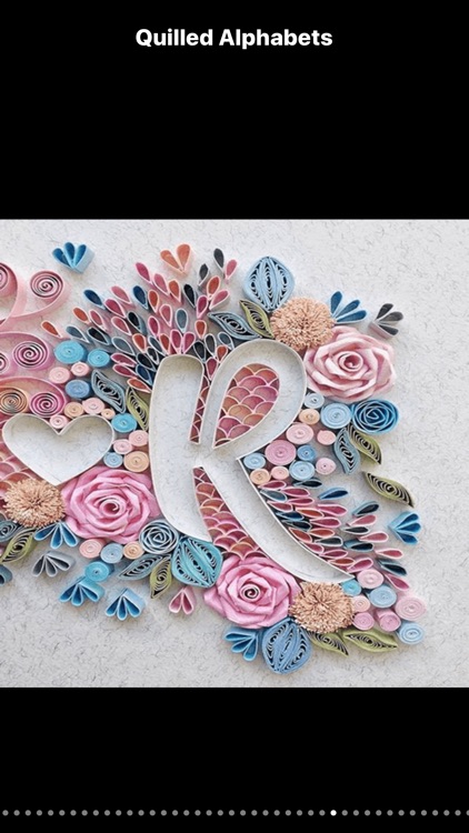 Quilling Alphabet wallpapers