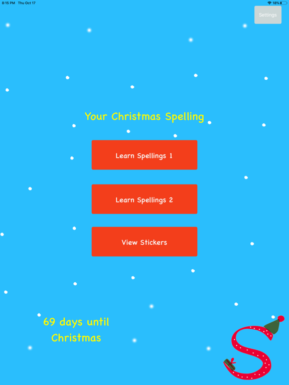 Your Christmas Spelling Test screenshot 2