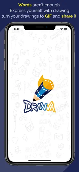 Game screenshot drawVa - paintings to gif mod apk