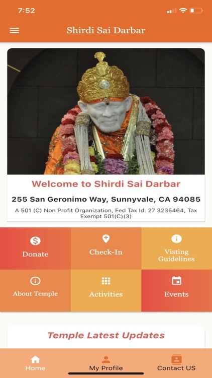 Shirdi Sai Darbar Sunnyvale,CA