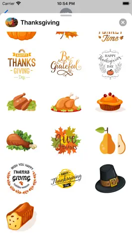 Game screenshot Thanksgiving Countdown Sticker hack