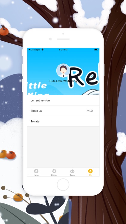 Cute Little White Ying screenshot-3