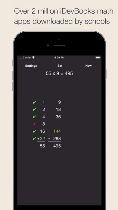 Egyptian Multiplication Method Screenshots