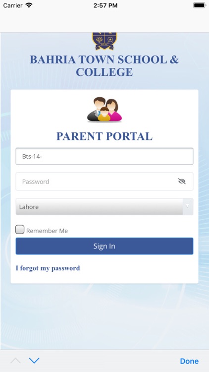 Parent Portal(BTSC)
