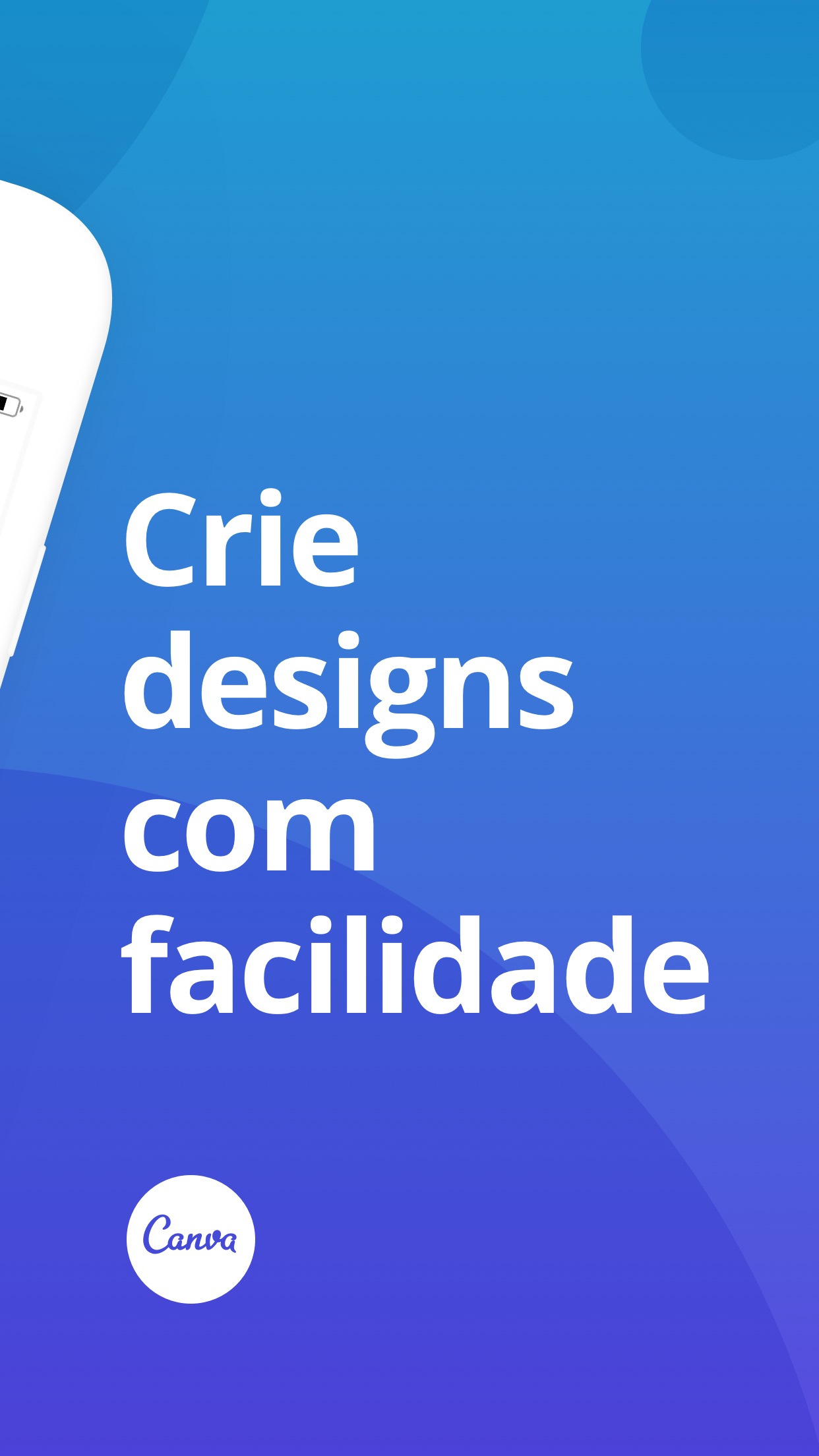Screenshot do app Canva: Editor de Vídeo e Fotos