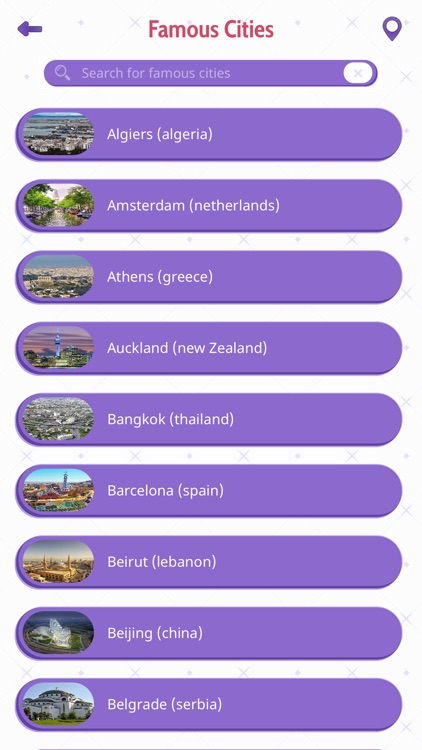 Famous Cities in the World