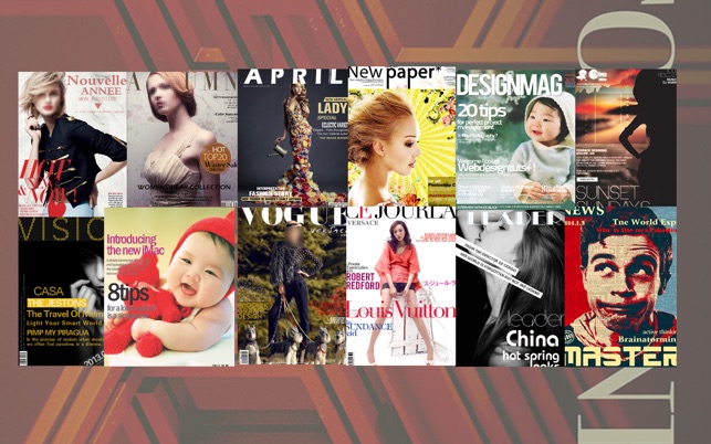 Magazine PSD file design(圖4)-速報App