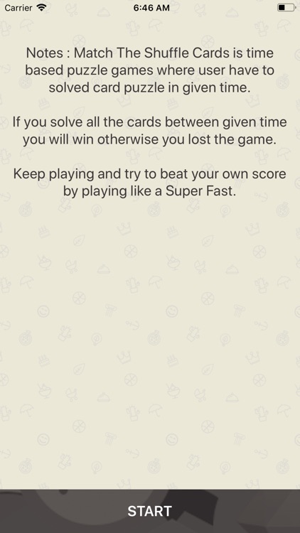 Match The Shuffle Cards