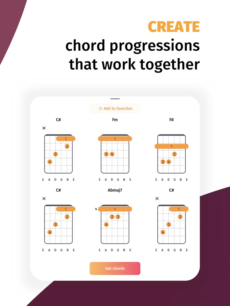 Guitar Chords Generator App for iPhone - Free Download Guitar Chords