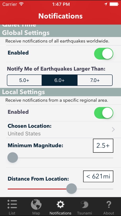 Earthquake Watch screenshot-3
