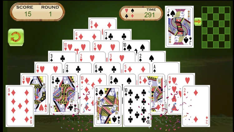 Pyramid Solitaire Cards Game