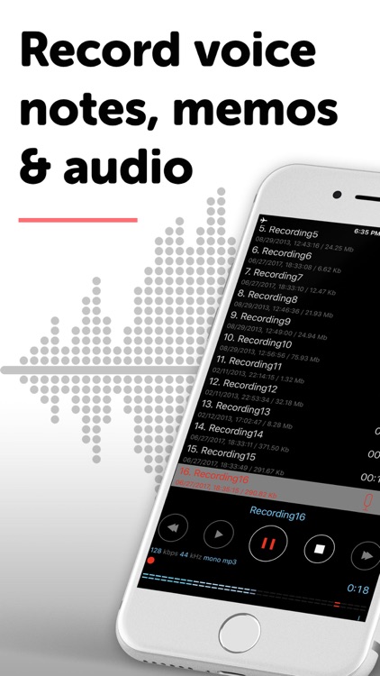 Dictaphone - Audio Recorder screenshot-0