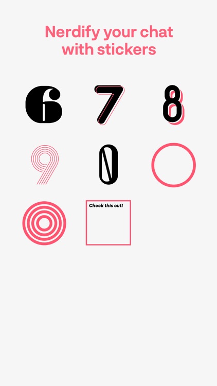 Typography Nerd Sticker screenshot-3