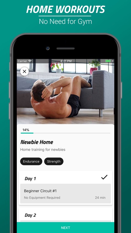 Home Workout & Fitness App
