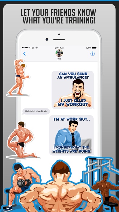 Body Building Stickers Emoji screenshot 3