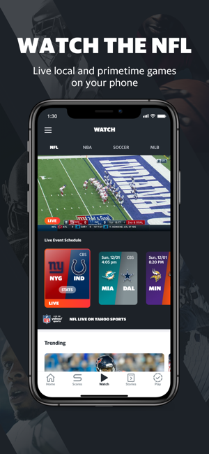 Yahoo Sports Watch Live Nfl On The App Store