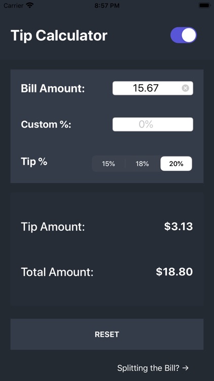 Check Please! - Tip Calculator