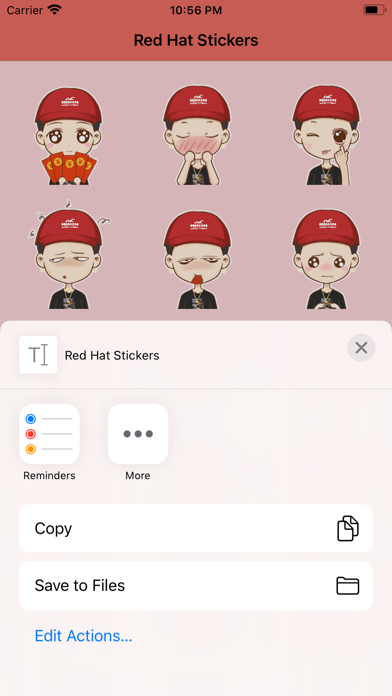 Red Hat Stickers screenshot 2
