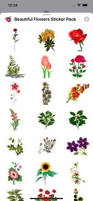 Beautiful Flowers Sticker Pack(圖3)-速報App