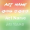 This is a free art name design tool app, essential for fast art name design