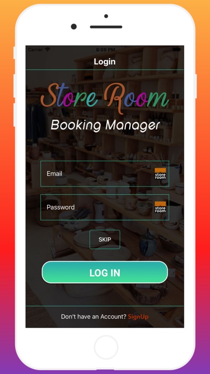 Store Room Booking Manager