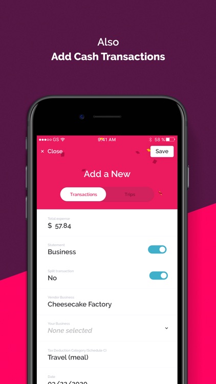 Confetti: Easy Tax Deductions screenshot-3