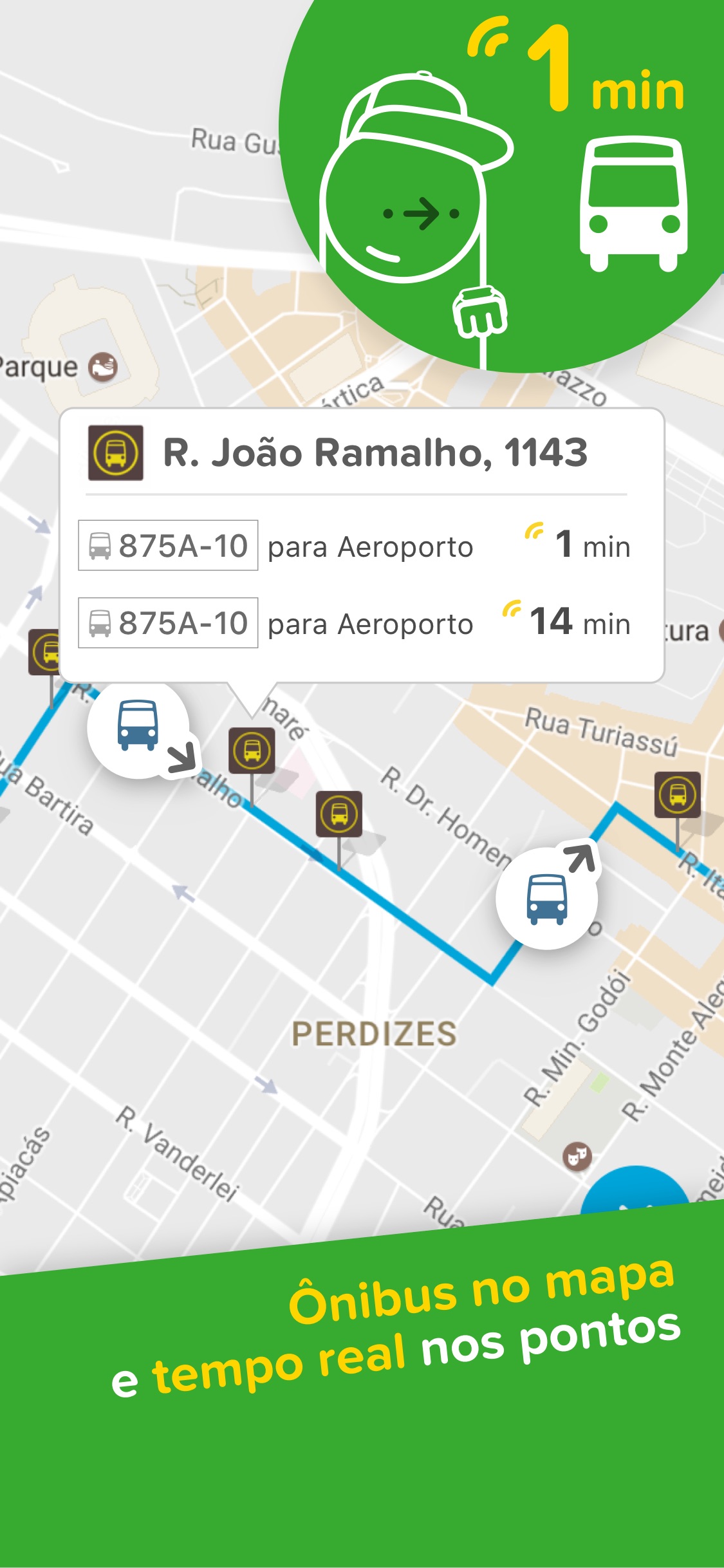 Screenshot do app Citymapper - São Paulo