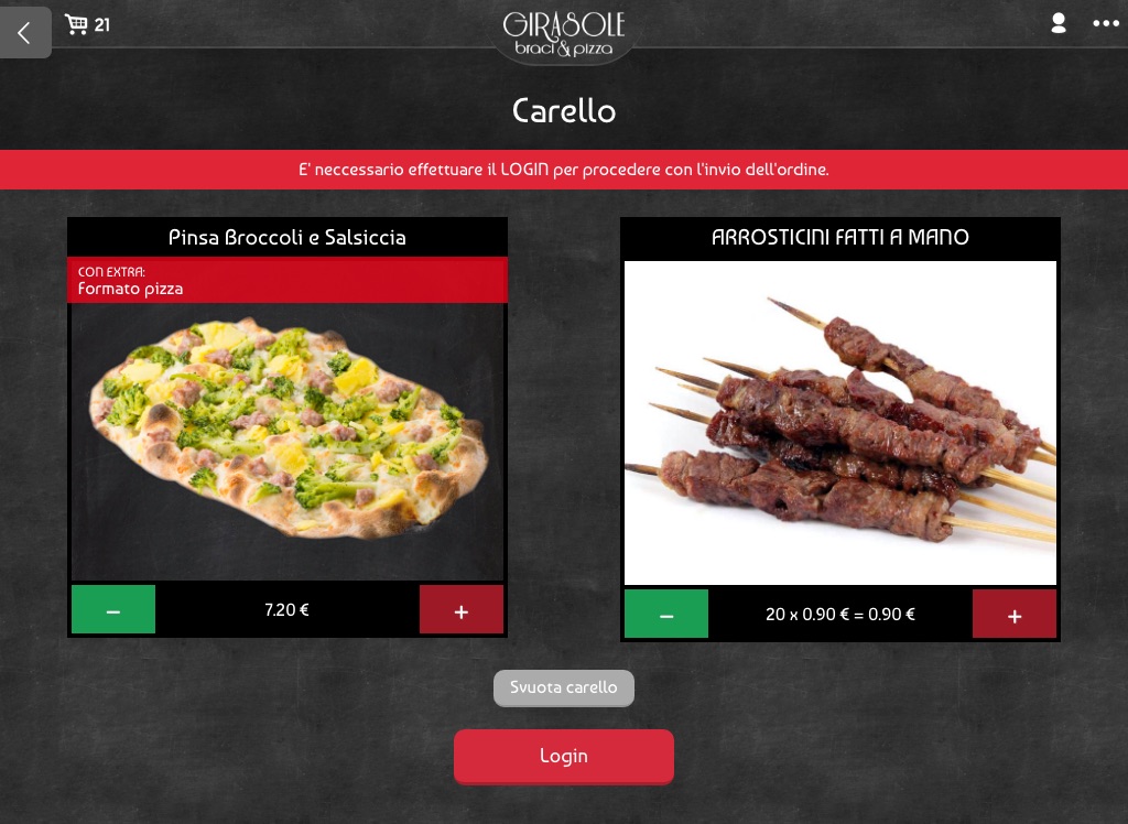 Girasole Braci & Pizza screenshot 4