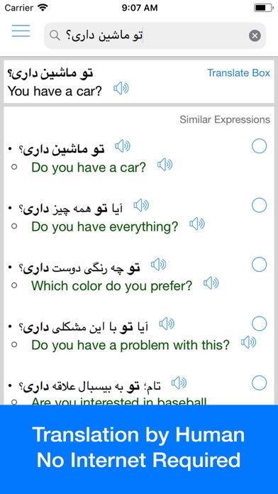 Persian Translator Offline screenshot 2