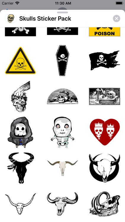 Skulls Sticker Pack screenshot-7