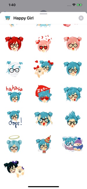 Happy Girl Sticker Pack(圖3)-速報App