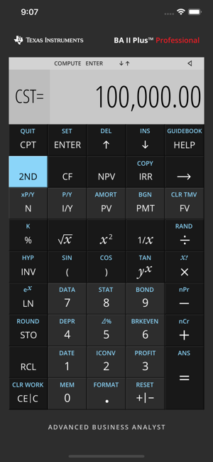 Ba Ii Plus Financial Calc On The App Store