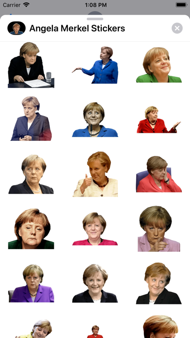 Angela Merkel Stickers screenshot 4