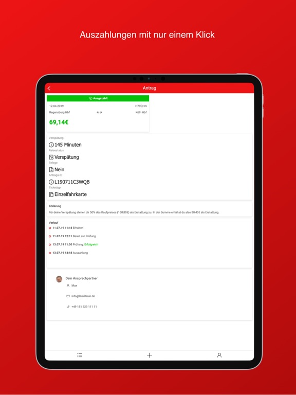 Screenshot #5 pour LameTrain Zug/Bahn Verspätung