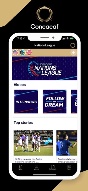 CONCACAF Official App(圖2)-速報App