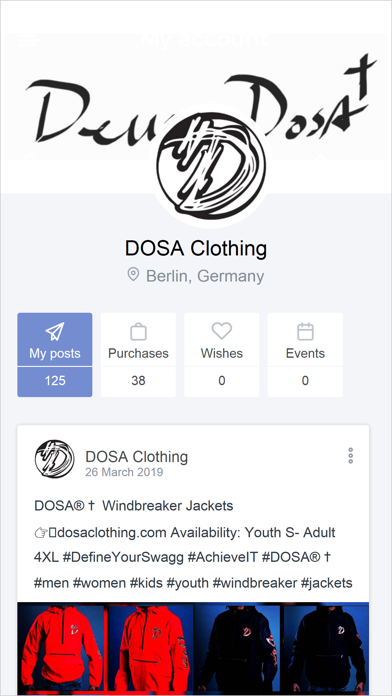 DOSA Clothing screenshot 4