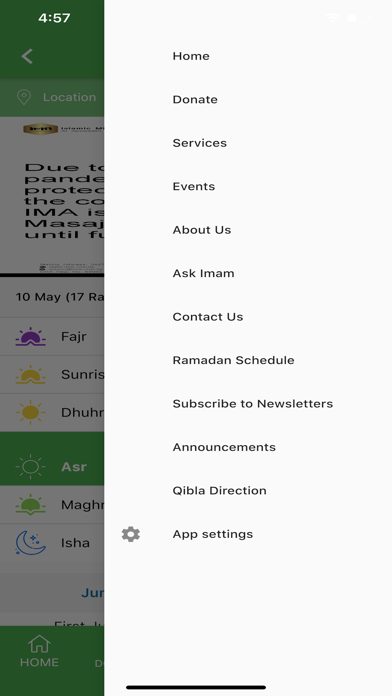 How to cancel & delete Masjid Quba - Edmonton from iphone & ipad 3