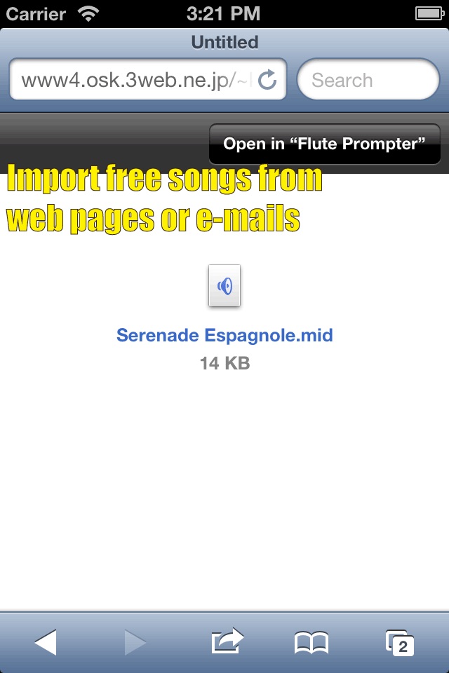 Flute Prompter screenshot 3