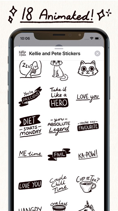 Kellie and Pete Sticker Pack screenshot 4