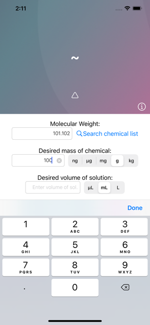 Lab Mate — Molarity & Dilution(圖2)-速報App