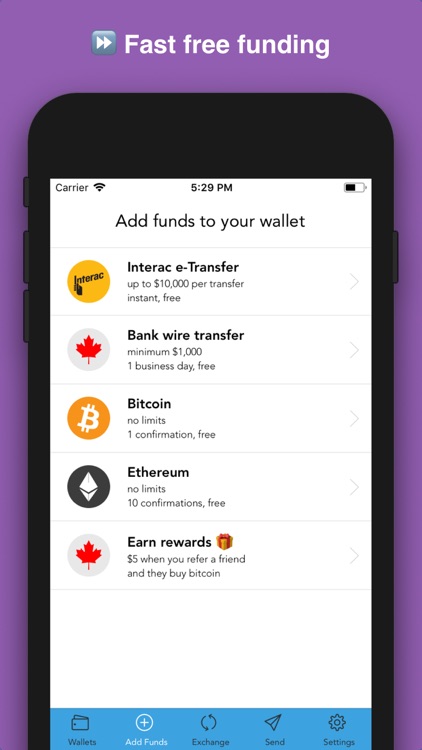 Free bitcoin wallet canada