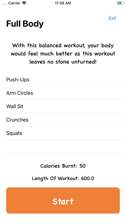 Work It Out - Fitness App