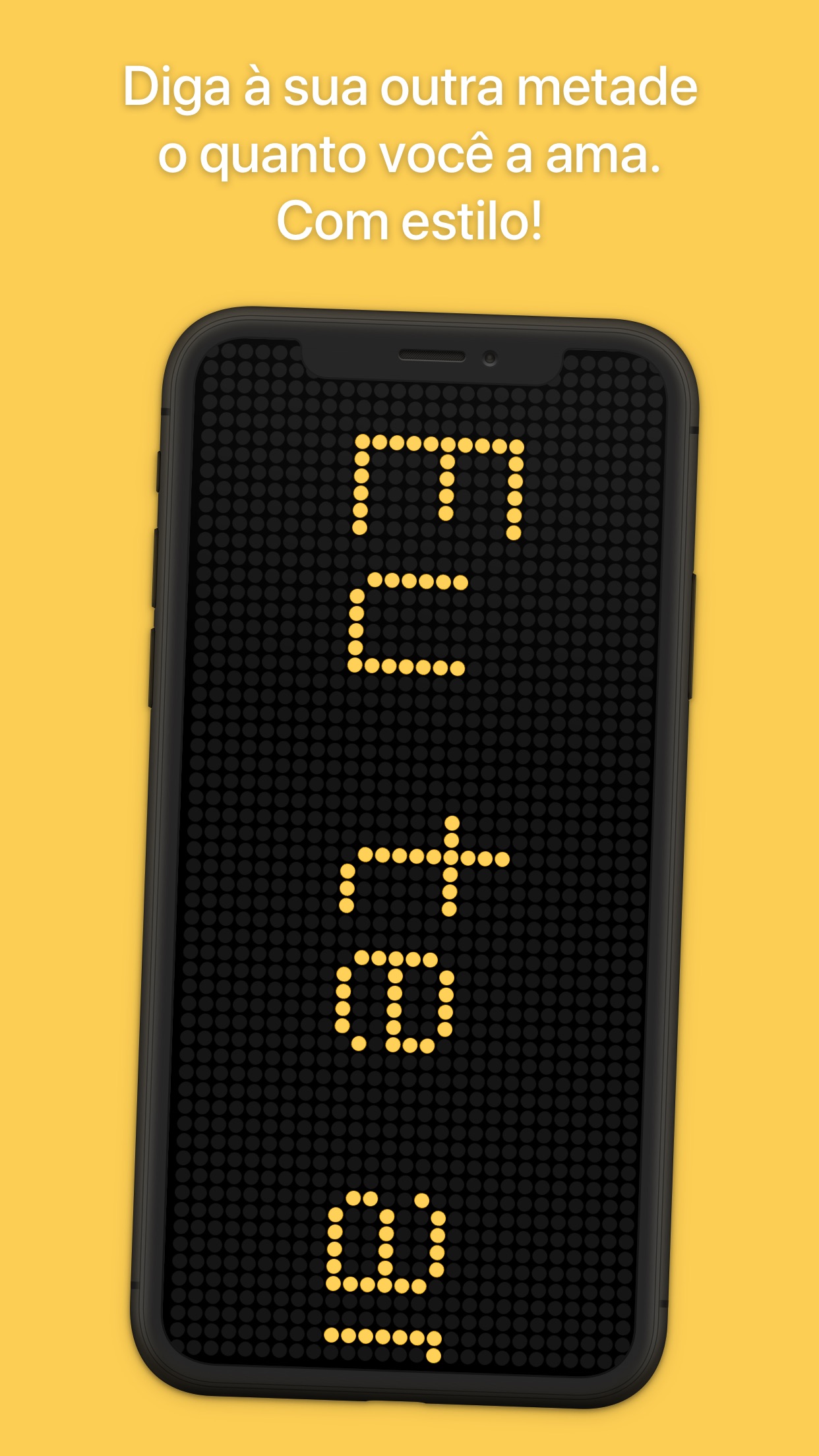 Screenshot do app LEDit